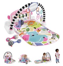 Fisher-Price Glow & Grow Kick & Play Piano Gym - Pink Musical Baby Mat 0+ Months picture