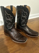 Cody James Half Quill Ostrich Cowboy Boots 8.5D picture