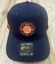 LIMITED - Nike New York Knicks FDNY NYC Reflective NBA City Edition Snapback Hat picture
