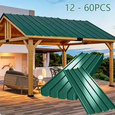 12-60 PCS Roof Panels Galvanized Steel Hardware Metal Roofing Sheets Wall Panels picture