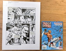 Original art, 1995, Judge Dredd Megazine #74, Harmony: Transient, Ep.2, p.7 picture