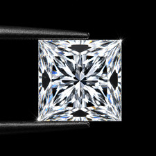 6 Ct Lab Grown White Diamond Princess Cut VVS1 D Grade Loose Stone 1 Pc picture