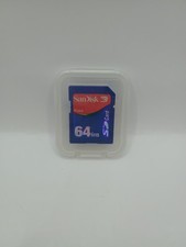 Sandisk 64MB SD Card for Cameras w/Storage Case, Wiped & Ready to Go picture