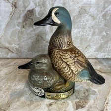 Vintage Jim Beam 1980 Ducks Unlimited Whiskey Decanter Blue Winged Teal EMPTY picture