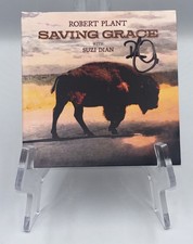 ROBERT PLANT SIGNED AUTOGRAPHED ON COVER SAVING GRACE CD BOOKLET W/ PROOF LED picture