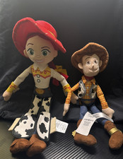 Disney Shop Official Wood and Jessie Plush Toys picture