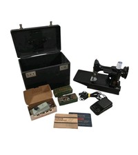 Vintage 1957 Singer Featherweight 221 Sewing Machine w/Case picture