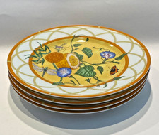 Set of 4 Hermes La Siesta Dessert Plates 8.75