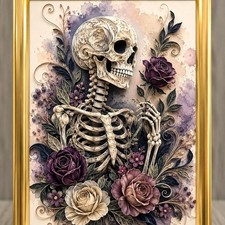 35 X 5 Gold Framed Print 3 D 6 D picture