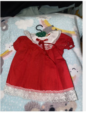 Vintage 1960s Baby Doll Dress 14in Snap Closure NWT picture