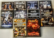 PRIDE FC DVD Lot (10) Grand Prix, Shockwave, Fists of Fire, Unbreakable EX EXC picture