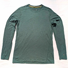 Smartwool Classic All-Season Merino Long-Sleeve Base Layer Top Men's Small Sage picture