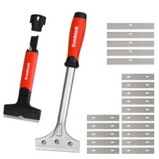 Goldblatt 2PC Razor Blade Scraper Heavy Duty 20PCS 4in Blades Floor Scraper Tool picture