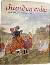 Thunder Cake by Patricia Polacco, 1990 Hardcover with DJ Signed by Author picture
