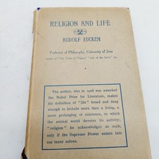 Religion and Life by Rudolf Eucken 1912  Hardcover Book  picture