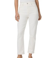 Paige Women's Size 29 Billy Crop High Rise Straight Toasted Ecru Jeans NEW picture