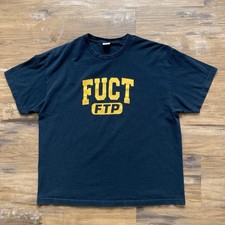 FTP x FUCT Academy Tee T-Shirt Men's 2XL Navy picture