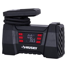 Husky 12-Volt DC Portable Air Compressor w/ Digital Pressure Gauge & LED Light picture