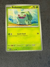 Bulbasaur 001/165 Common 151 Pokemon Near Mint picture