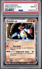 Pokémon Armaldo EX Pop Series 1 Holo - PSA 8 w/ Holo Bleed And Swirl 🌀 picture
