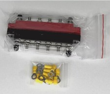 Seamaka Red/Black Power Distribution Block with Cover - NEW picture