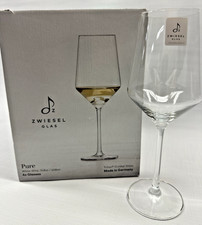 Zwiesel Glas Pure White Wine Glass Crystal Stemware 13.8 oz. Dishwasher Safe picture