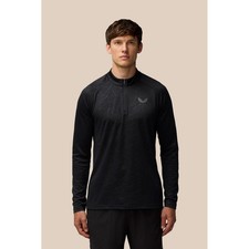 Castore Adapt Training 1/4 Zip Top Polyester Men's Black Activewear T-Shirts picture