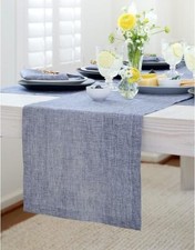 Linen Table Runner for Dining, Hallway, Banquet and Console Tables - Athena picture