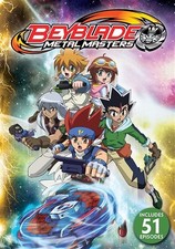 BEYBLADE METAL MASTERS COMPLETE SERIES New Sealed 5 DVD Set All 51 Episodes picture