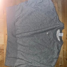 Nike Vintage Center Swoosh Heather Gray Crewneck Sweatshirt picture