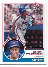 2018 Topps Series 1 Baseball '83 Topps Darryl Strawberry Mets picture