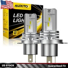 2X H4 9003 LED Headlight Bulb 6500K White 40000LM Hi/Lo Beam 400% Brightness M4 picture