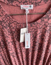 Anthropologie Sundry Mini Dress Ruched Abstract Floral Cotton Pink S NWT ($168) picture