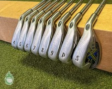 Used Right Handed Callaway X-22 Irons 4-PW/SW Uniflex Steel Golf Club Set picture