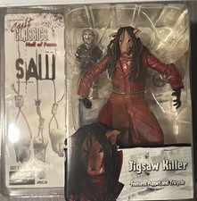 NECA Cult Classics Hall of Fame SAW III Jigsaw Pig Mask Sealed Action Figure picture