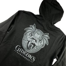 Gideon's Bakehouse Men’s Full Zip Hoodie Sweatshirt Black • Large picture