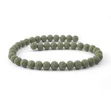 Natural Lava Stone Volcano Beads Round 6mm 8mm 10mm 12mm 14mm 16mm 18mm picture