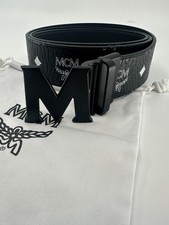MCM Men's Reversible Signature Mens Leather Belt One Size picture