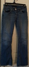 Levi's 542 Women's Jeans Blue Denim Size 8 Regular 30 Inch Waist Tilted Flare picture