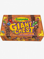 1997 Crayola Giant Chest 95Crayons Vintage Incomplete Retired Colors nostalgia picture