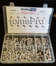  270 NUTSERTS ASSORTMENT RIVNUTS INSERTS ALUM 6/32 8/32 10/24 10/32 1/4 5/16 3/8 picture