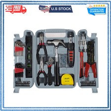 Stalwart 130PC Tool Set Hand Tools Home Improvement Kit Gray picture