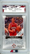 2009-10 Upper Deck Draft Edition #TT-SC Stephen Curry RC Rookie AGC 10 Gem Mint picture