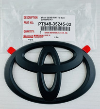 TOYOTA BLACK EMBLEM OVERLAY 2024-26 TACOMA 2025-26 4RUNNER PT9483524502 MATTE picture