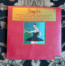 My Beautiful Dark Twisted Fantasy by Kanye West Limited Edition 3 Record Vinyl picture
