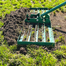 Landzie Lawn Leveling Rake - 24 Inch Lawn Care Yard, and Garden Leveler Rake picture