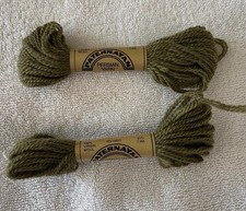 Two Mini Skeins Persian Yarn 100% Virgin Wool 8yd Each Color 642 Lot 021 picture