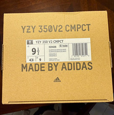 adidas Yeezy Boost 350 V2 CMPCT Panda IG9608 Primeknit Boost Gray White picture