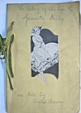Vtg 1910's The History of the Life of Juanita Kelly Scrapbook Child's Biography picture
