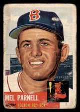 1953 Topps #19 Mel Parnell GD picture